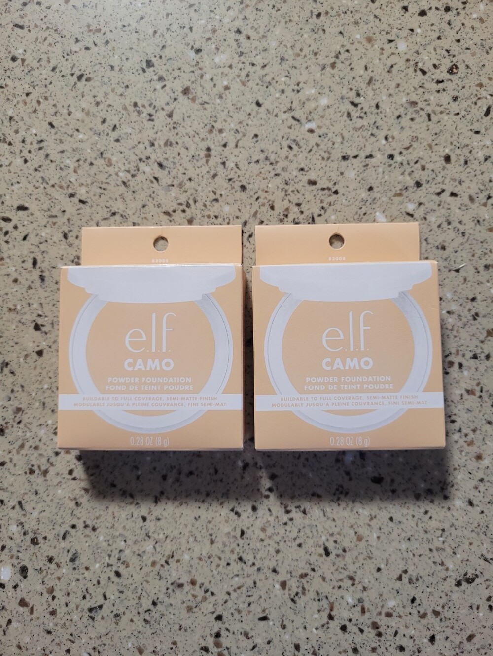 2 e.l.f. Camo Powder Foundation Fair 150C Buildable To Full Coverage Semi Matte.